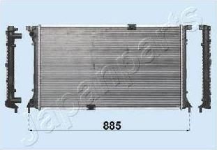 JapanParts RDC092032 радиатор, охлаждение двигателя на NISSAN PRIMASTAR автобус (X83)
