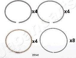 JapanParts RK25141 поршневое кольцо на NISSAN STANZA Hatchback (T11)