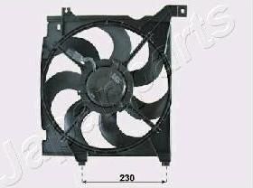 JapanParts VNT332003 вентилятор, охлаждение двигателя на KIA SPECTRA седан (LD)
