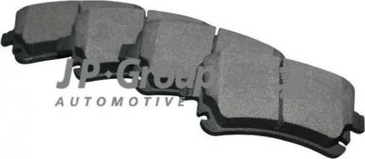 JP 1163706510 комплект тормозных колодок, дисковый тормоз на VW MULTIVAN V (7HM, 7HN, 7HF, 7EF, 7EM, 7EN)