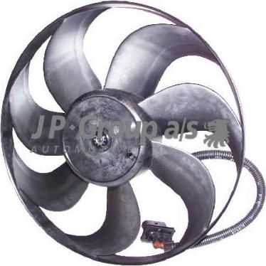 JP 1199101300 GROUP Вентилятор радиатора VW BORA/GOLF IV/AUDI A3(959290001)
