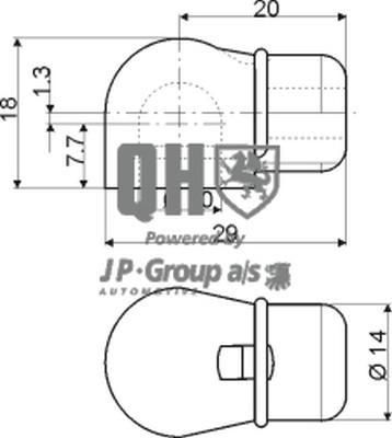 JP 1281202609 газовая пружина, капот на OPEL VECTRA B универсал (31_)