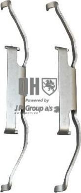 JP 1463650219 комплектующие, колодки дискового тормоза на ALFA ROMEO 159 (939)