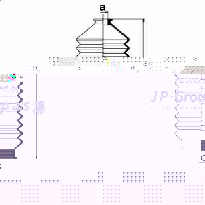 JP 4044700119 комплект пылника, рулевое управление на NISSAN SUNNY II (N13)