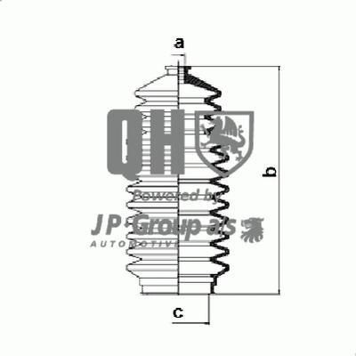 JP 4044700419 комплект пылника, рулевое управление на NISSAN 100 NX (B13)