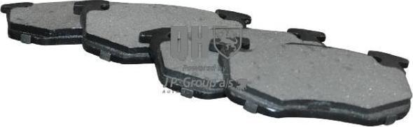 JP 4163701119 комплект тормозных колодок, дисковый тормоз на RENAULT CLIO I (B/C57_, 5/357_)