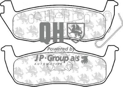 JP 5563700419 комплект тормозных колодок, дисковый тормоз на JEEP GRAND CHEROKEE III (WH, WK)