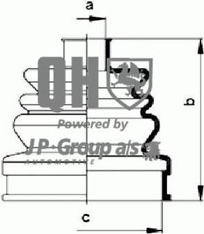 JP 5653700119 комплект пылника, приводной вал на LADA NIVA (2121)