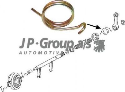 JP 8131000400 пружина, рычаг выключения сцепления на VW KAEFER кабрио (15)
