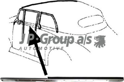 JP 8186000670 прокладка, боковое стекло на VW KAEFER кабрио (15)