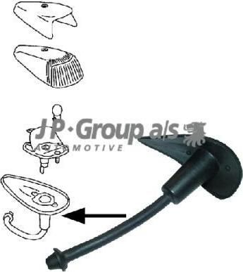 JP 8195450700 прокладка, фонарь указателя поворота на VW KAEFER кабрио (15)