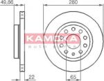 KAMOKA 1032446 тормозной диск на SKODA OCTAVIA Combi (1Z5)