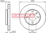 KAMOKA 103350 тормозной диск на AUDI 80 (81, 85, B2)