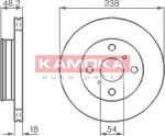 KAMOKA 103826 тормозной диск на TOYOTA COROLLA Compact (_E9_)