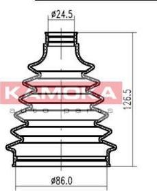 KAMOKA 1146040 пыльник, приводной вал на FORD MONDEO I (GBP)
