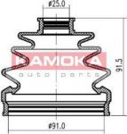 KAMOKA 1146360 пыльник, приводной вал на HONDA ACCORD IV (CB)