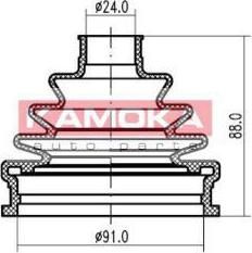 KAMOKA 1146560 пыльник, приводной вал на SKODA SUPERB (3U4)