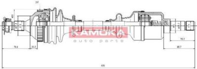 KAMOKA CT1138926A приводной вал на PEUGEOT PARTNER фургон (5)