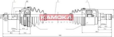 KAMOKA HO1138917A приводной вал на HONDA ACCORD VI (CG, CK)