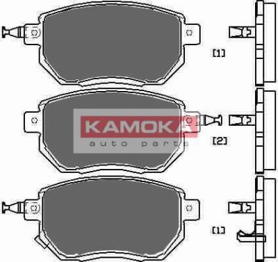 KAMOKA JQ101113 КОМПЛЕКТ ТОРМОЗНЫХ КОЛОДОК, ДИСКОВЫЙ ТОРМОЗ