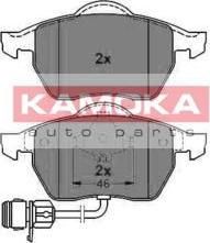 KAMOKA JQ1011180 комплект тормозных колодок, дисковый тормоз на AUDI 100 (4A, C4)