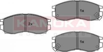 KAMOKA JQ1011528 КОМПЛЕКТ ТОРМОЗНЫХ КОЛОДОК, ДИСКОВЫЙ ТОРМОЗ