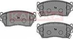 KAMOKA JQ1012206 комплект тормозных колодок, дисковый тормоз на NISSAN SUNNY III Liftback (N14)