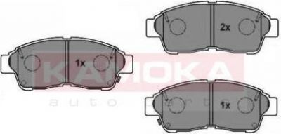 KAMOKA JQ1012782 комплект тормозных колодок, дисковый тормоз на TOYOTA COROLLA Liftback (_E11_)