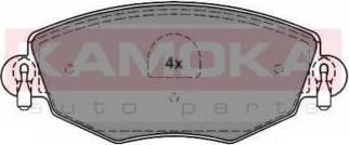 KAMOKA JQ1012850 КОМПЛЕКТ ТОРМОЗНЫХ КОЛОДОК, ДИСКОВЫЙ ТОРМОЗ