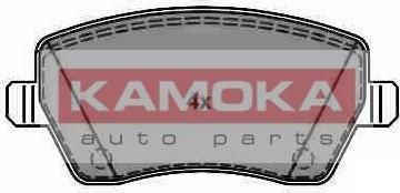KAMOKA JQ1013398 комплект тормозных колодок, дисковый тормоз на RENAULT CLIO III (BR0/1, CR0/1)