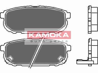 KAMOKA JQ1013472 комплект тормозных колодок, дисковый тормоз на KIA SORENTO I (JC)