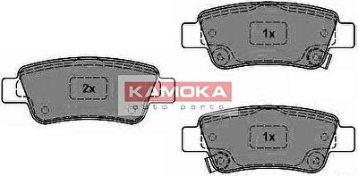 KAMOKA JQ1013764 комплект тормозных колодок, дисковый тормоз на HONDA CR-V III (RE)