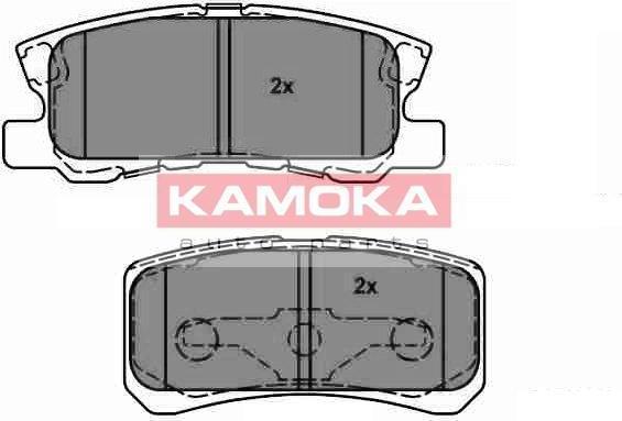 KAMOKA JQ1013810 комплект тормозных колодок, дисковый тормоз на MITSUBISHI PAJERO IV (V8_W, V9_W)