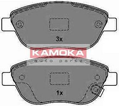 KAMOKA JQ1013838 КОМПЛЕКТ ТОРМОЗНЫХ КОЛОДОК, ДИСКОВЫЙ ТОРМОЗ