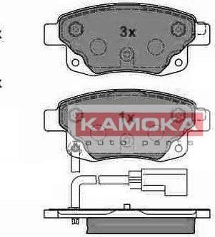 KAMOKA JQ1013860 КОМПЛЕКТ ТОРМОЗНЫХ КОЛОДОК, ДИСКОВЫЙ ТОРМОЗ