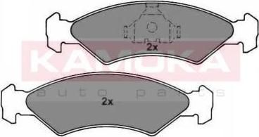 KAMOKA JQ101730 комплект тормозных колодок, дисковый тормоз на FORD FIESTA фургон (FVD)