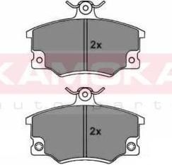 KAMOKA JQ101740 комплект тормозных колодок, дисковый тормоз на FIAT UNO (146A/E)