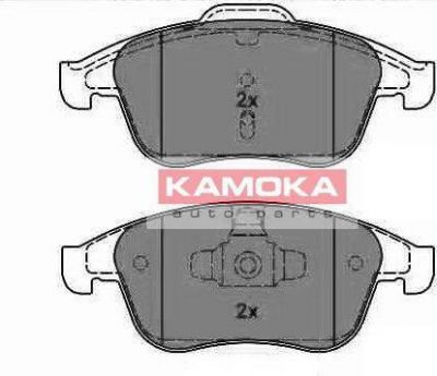KAMOKA JQ1018136 комплект тормозных колодок, дисковый тормоз на RENAULT MEGANE III Наклонная задняя часть (BZ0_)