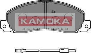 KAMOKA JQ101828 КОМПЛЕКТ ТОРМОЗНЫХ КОЛОДОК, ДИСКОВЫЙ ТОРМОЗ