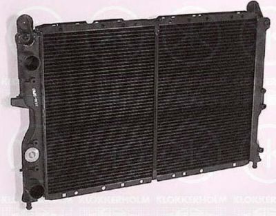 KLOKKERHOLM 0002302095 радиатор, охлаждение двигателя на FIAT TEMPRA S.W. (159)