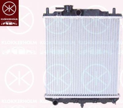 KLOKKERHOLM 1224302036 радиатор, охлаждение двигателя на DAIHATSU MOVE (L6_, L9_)