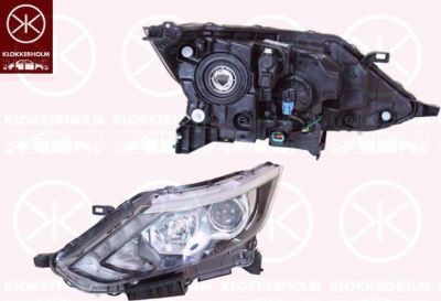 KLOKKERHOLM 16180142 основная фара на NISSAN QASHQAI (J11, J11_)