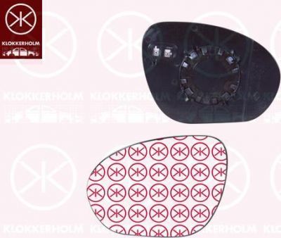 KLOKKERHOLM 16381063 зеркальное стекло, наружное зеркало на NISSAN JUKE (F15)