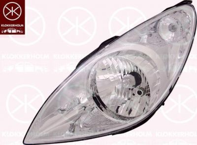 KLOKKERHOLM 31280141 основная фара на HYUNDAI i20 (PB, PBT)