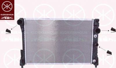 KLOKKERHOLM 3518302452 радиатор, охлаждение двигателя на MERCEDES-BENZ C-CLASS (W204)