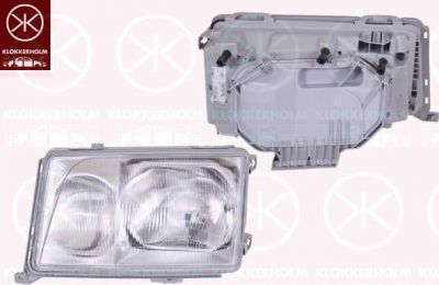 KLOKKERHOLM 35260185 основная фара на MERCEDES-BENZ E-CLASS (W124)