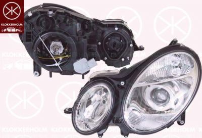 KLOKKERHOLM 35280142 основная фара на MERCEDES-BENZ E-CLASS (W211)