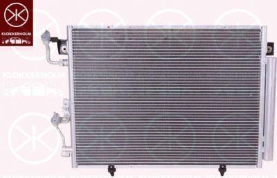 KLOKKERHOLM 3733305191 конденсатор, кондиционер на MITSUBISHI PAJERO SPORT (K90)
