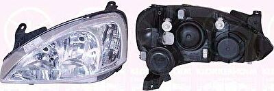 KLOKKERHOLM 50230161 основная фара на OPEL CORSA C фургон (F08, W5L)