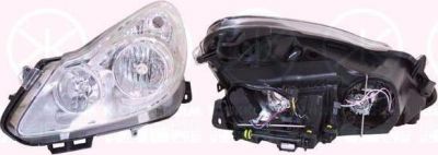 KLOKKERHOLM 50240132 основная фара на OPEL CORSA D